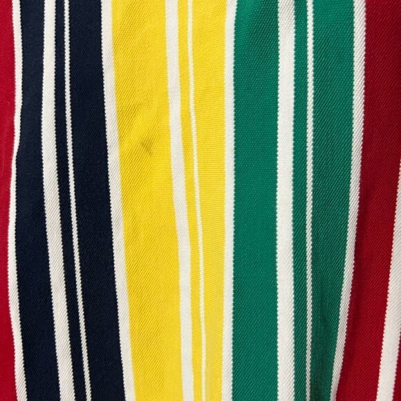 Sutter and Grant Striped Rainbow Short Sleeve Polo Shirt Men's Size L - Picture 4 of 6